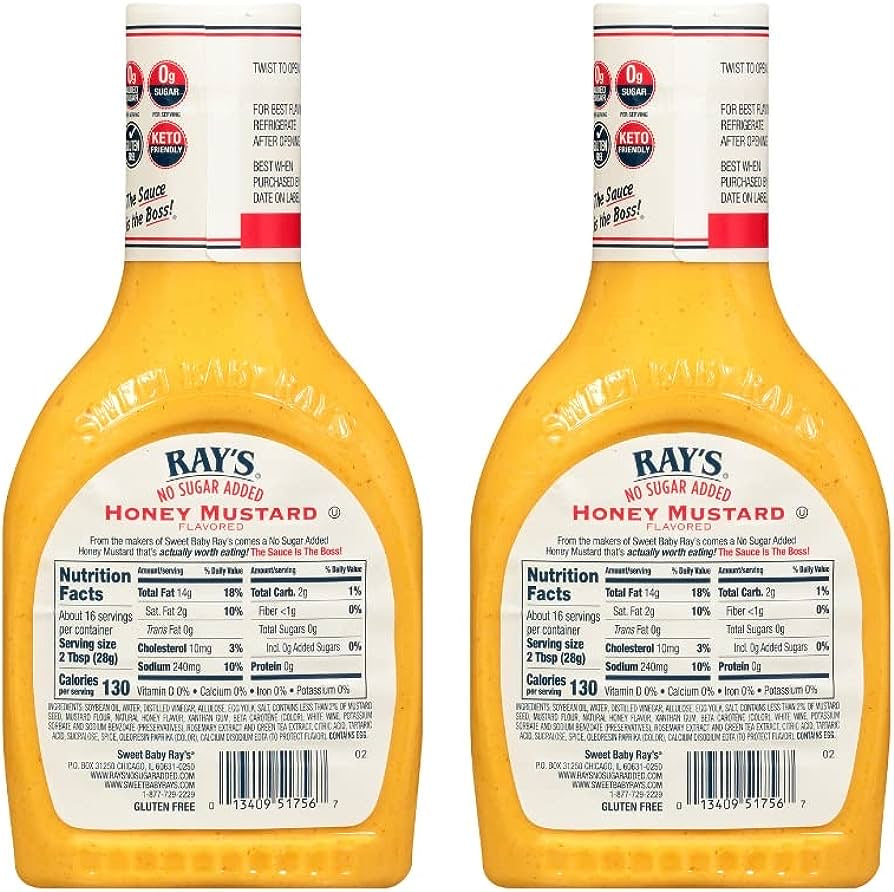 HONEY MUSTARD SUGAR FREE