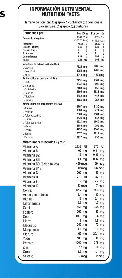 PROTEÍNA SABOR NATURAL